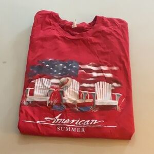 EUC unisex American summer t-shirt